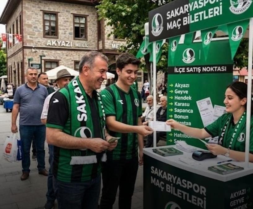 Sakaryaspor’dan taraftarlara müjde! 12 ilçede bilet satış noktası kurulacak