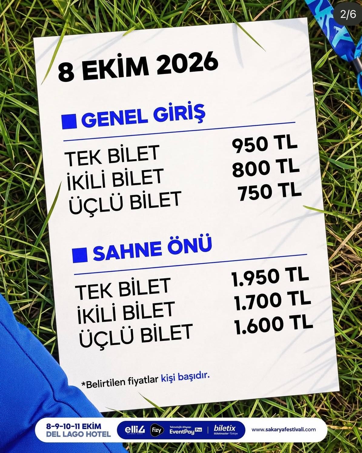 Sakarya’da festival fırsatı: 1 alana 1 bedava!